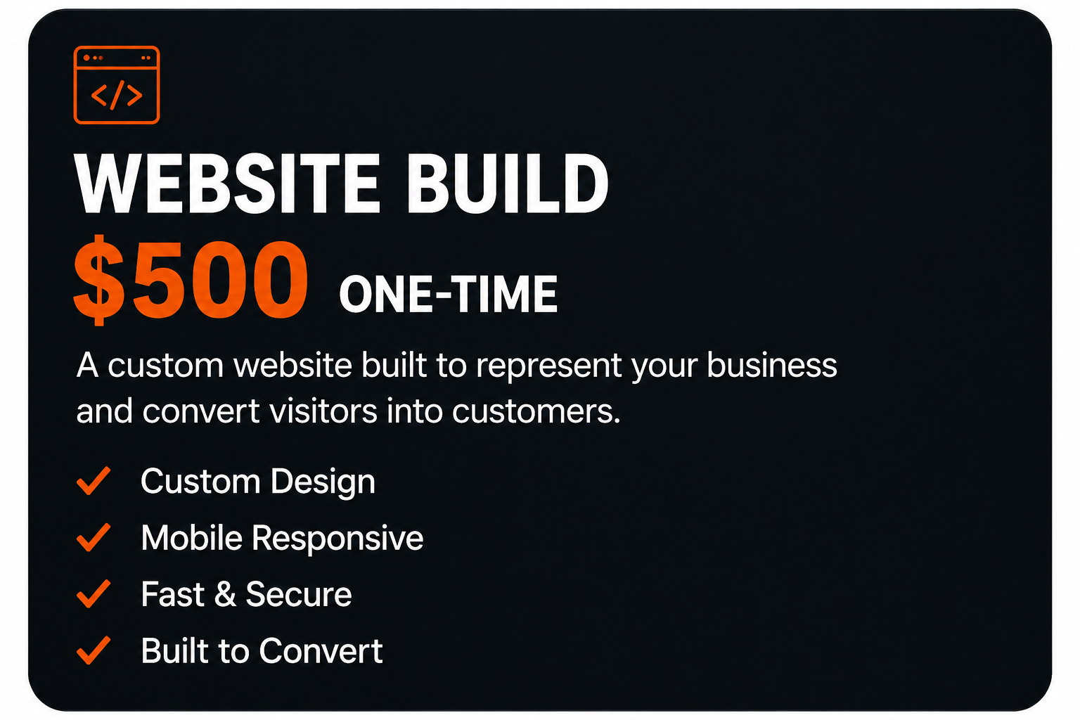 Website Build Pricing