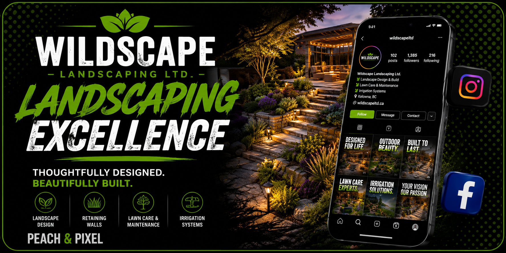 Wildscape Landscaping ad creative